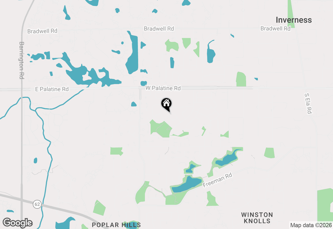 Map of 1478 W Sapphire Drive, Hoffman Estates, IL 60192