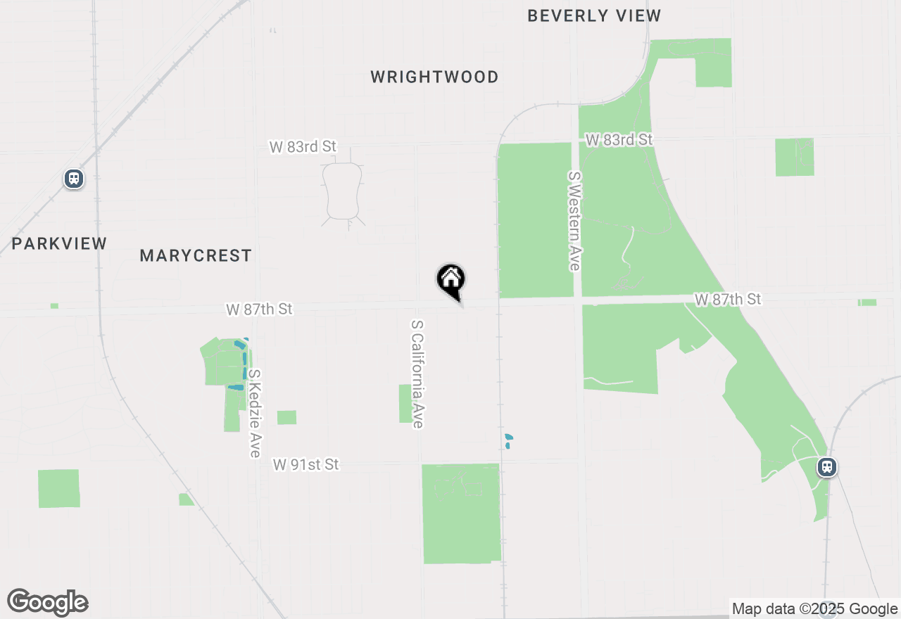 Map of 2701 W 87th Street, Evergreen Park, IL 60805