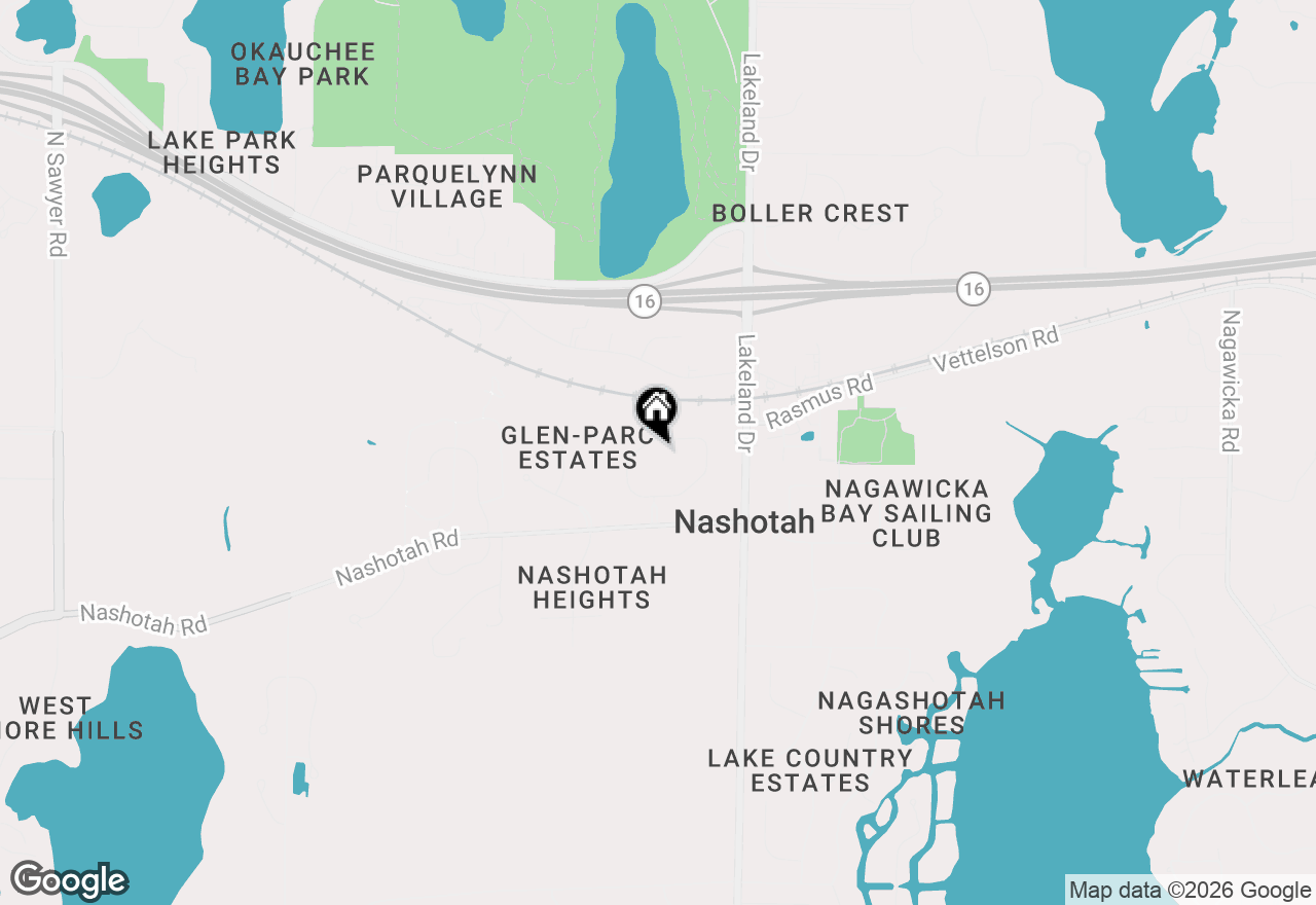 Map of N43W33183 Glen Parc Cir, Nashotah, WI 53058