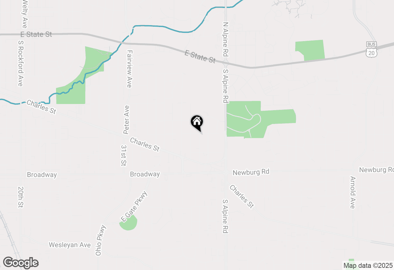 Map of 4215 Dempster Avenue, Rockford, IL 61108