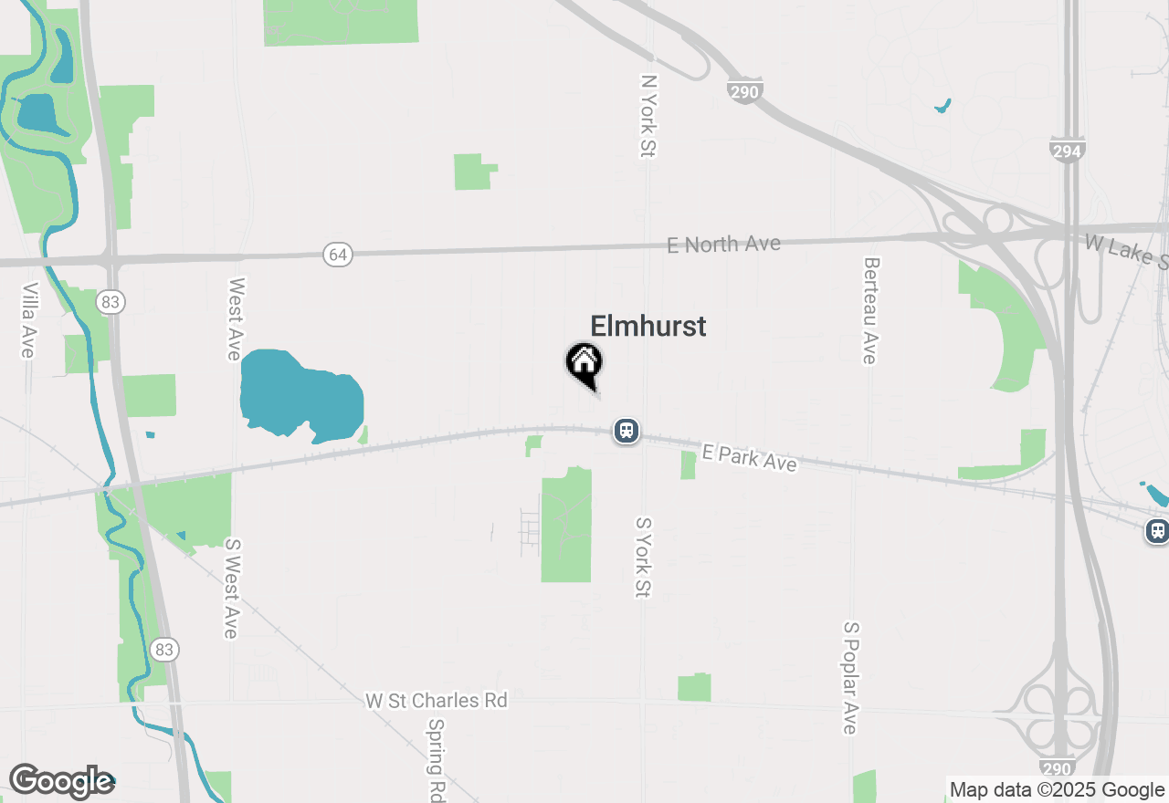 Map of 111 N Larch Avenue #210, Elmhurst, IL 60126