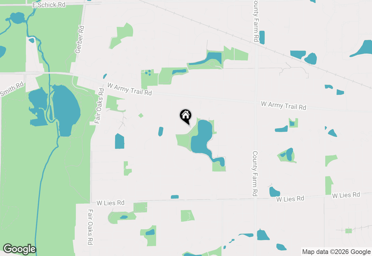 Map of 1266 Seabury Circle, Carol Stream, IL 60188