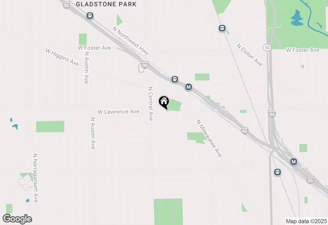 Map of 5501 W Lawrence Avenue #3C, Chicago, IL 60630