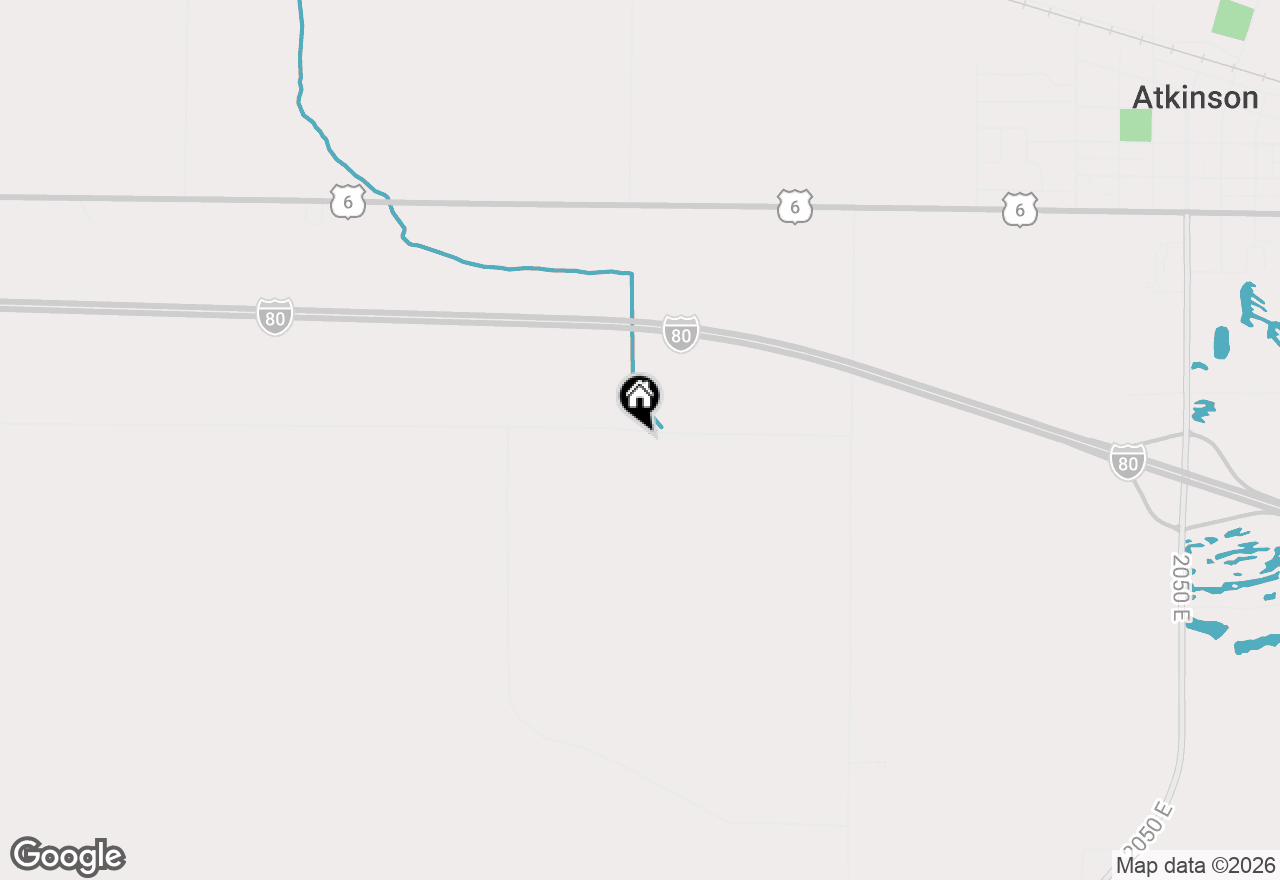 Map of 20489 N 1800th Avenue, Atkinson, IL 61235