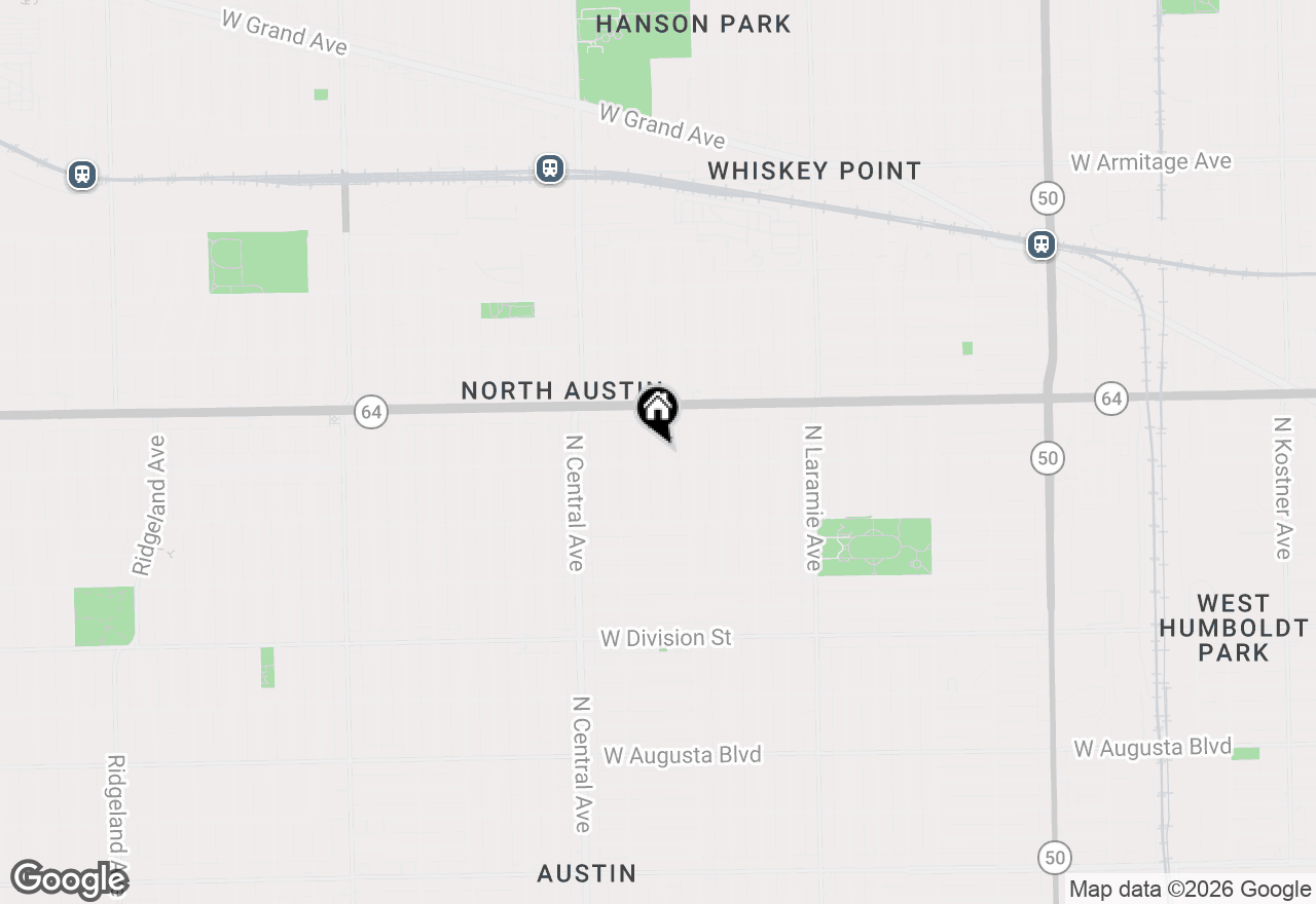 Map of 1506 N Lotus Avenue, Chicago, IL 60651