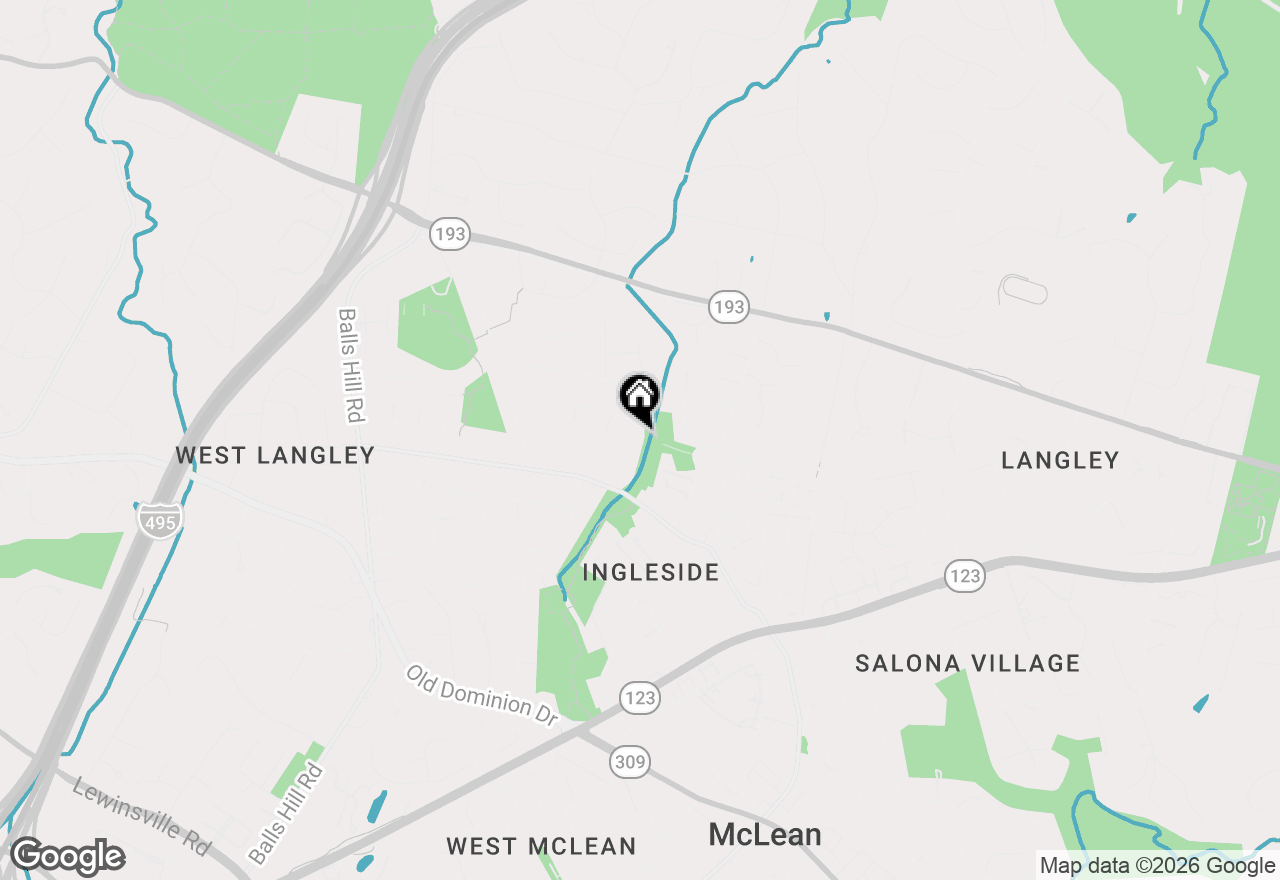 Map of 1101 Dead Run Drive, Mclean, VA 22101