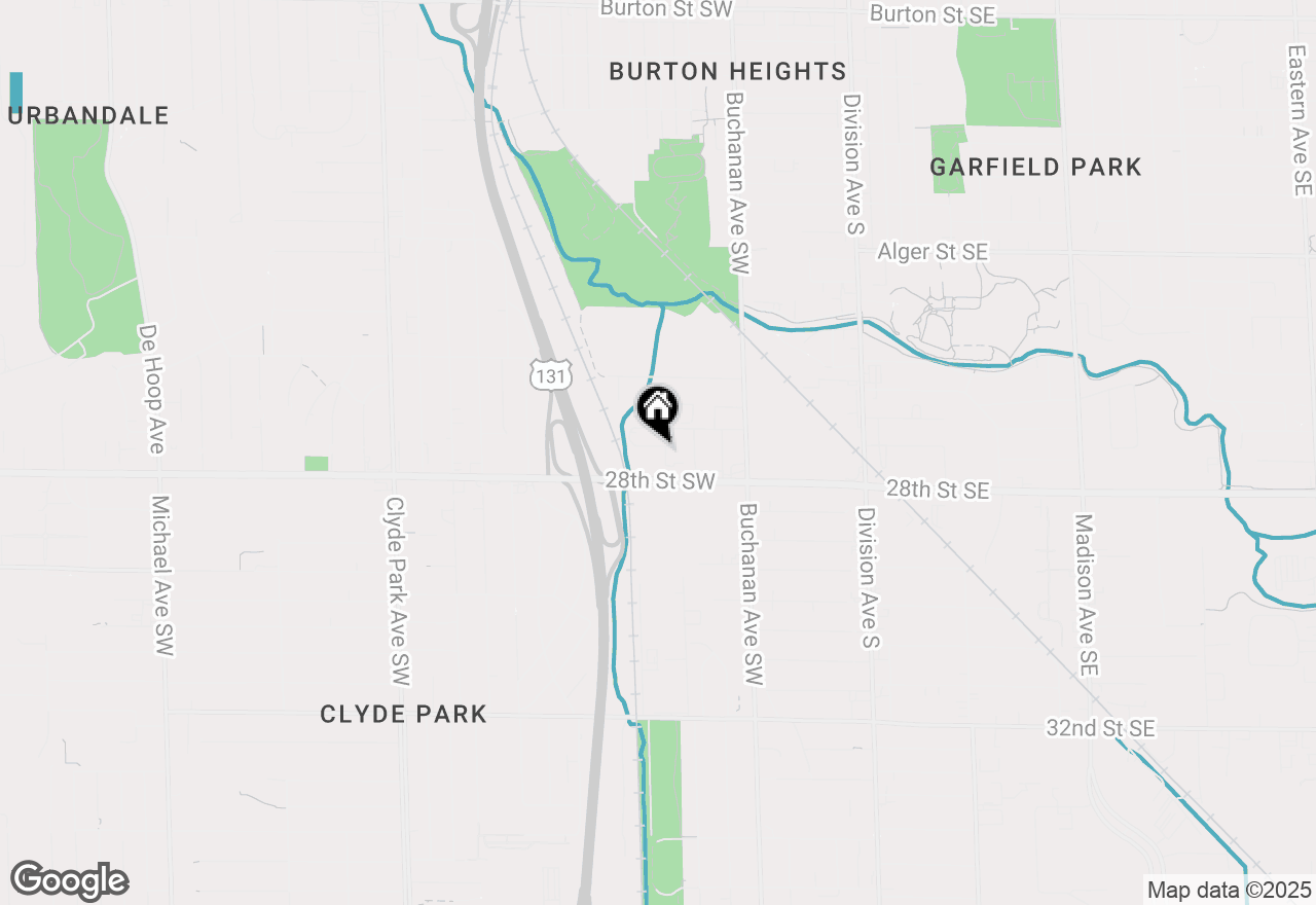 Map of 322 Terminal Street Sw #B, Grand Rapids, MI 49548