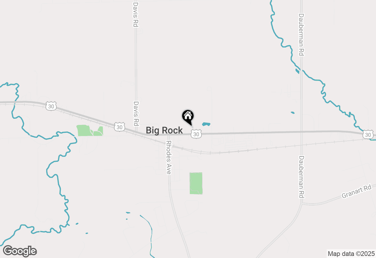 Map of 204 E Galena Street, Big Rock, IL 60511