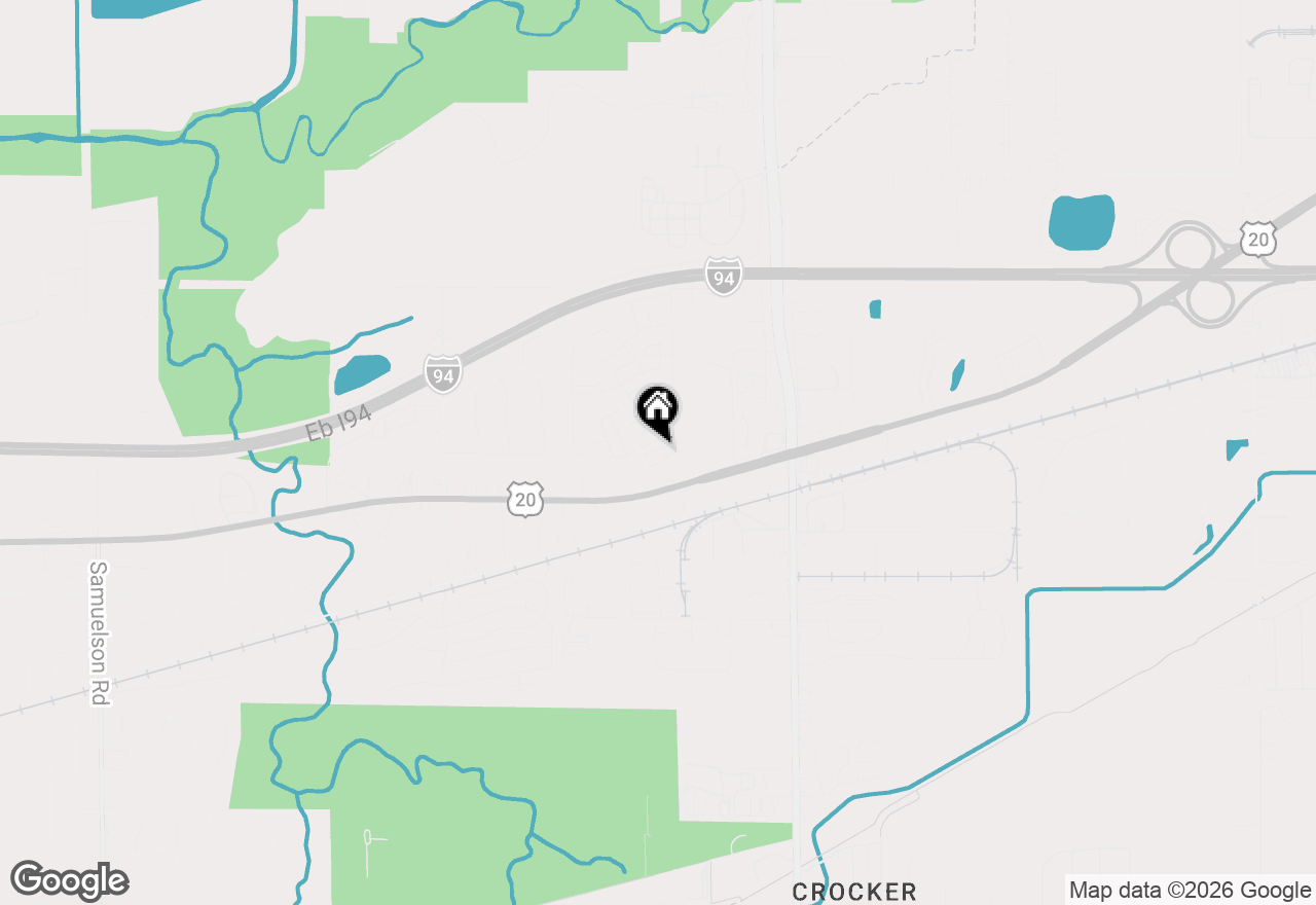 Map of 318 Village Square, Burns Harbor, IN 46304