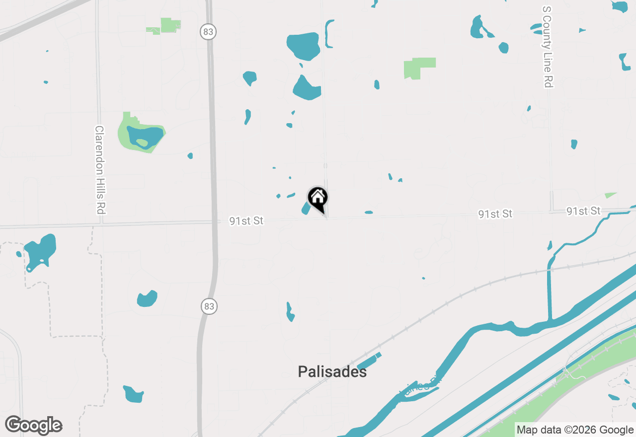 Map of 16W031 91st Street, Burr Ridge, IL 60527
