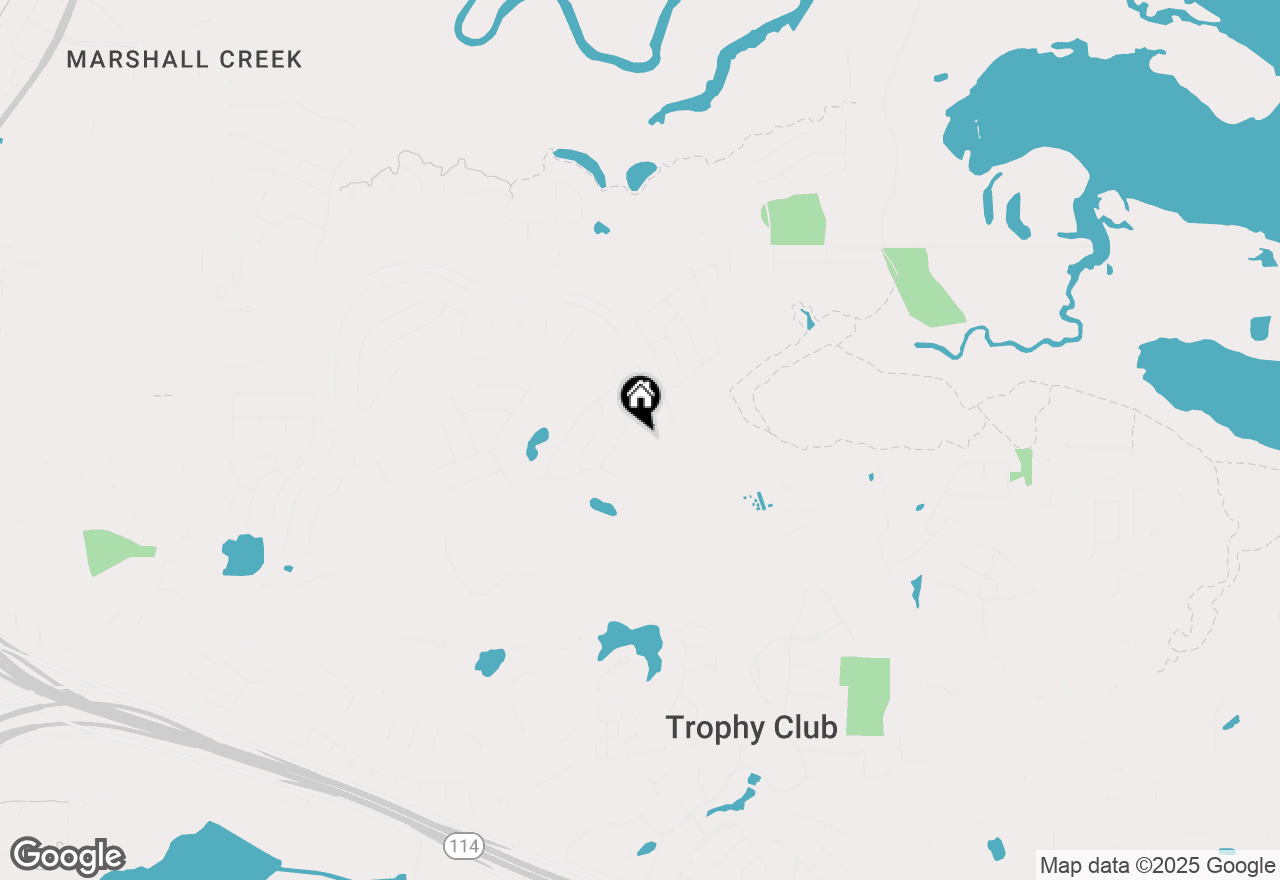 Map of 2896 Falcon Drive, Trophy Club, TX 76262