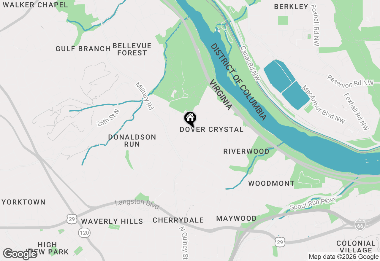 Map of 4105 27th Street N, Arlington, VA 22207