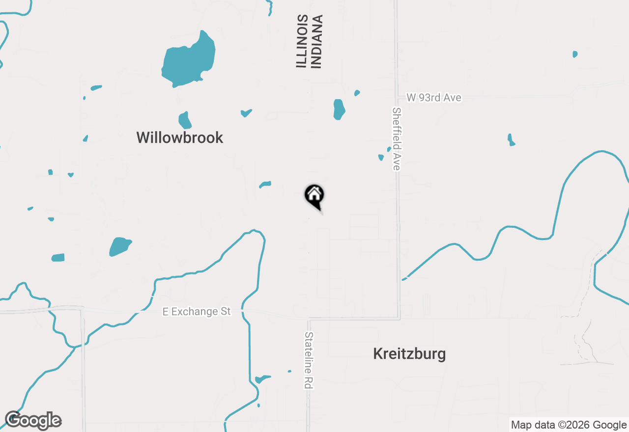 Map of 15976 97th Court, Dyer, IN 46311