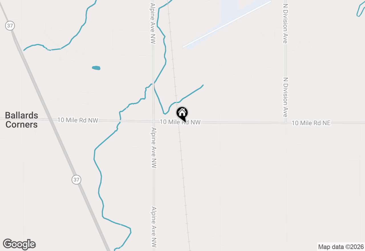 Map of 608 10 Mile Road Nw, Sparta, MI 49345