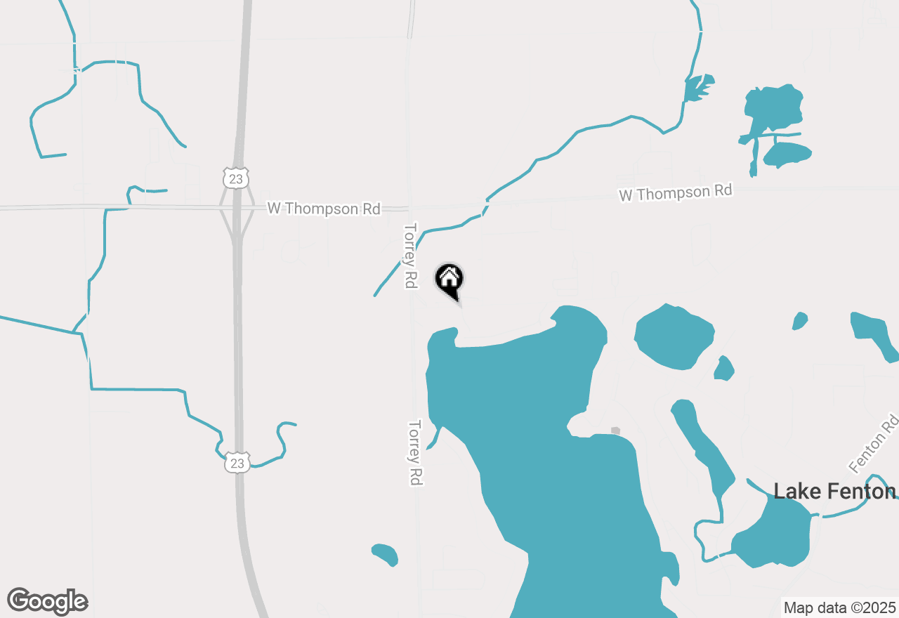 Map of 2571 N Long Lake Road, Fenton, MI 48430