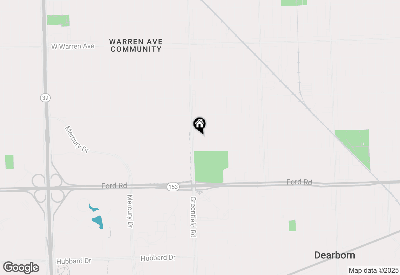 Map of 6115 Yinger Avenue, Dearborn, MI 48126