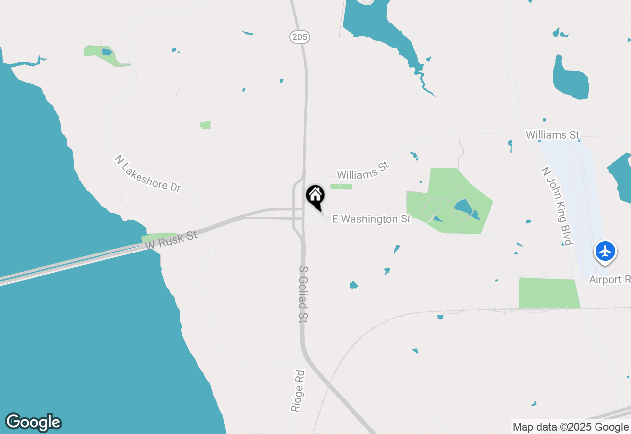 Map of 201 E Washington Street, Rockwall, TX 75087