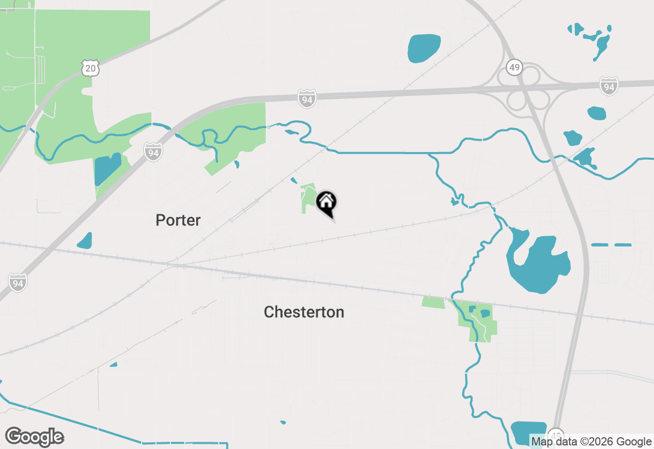 Map of 702-708 Carla Drive, Chesterton, IN 46304