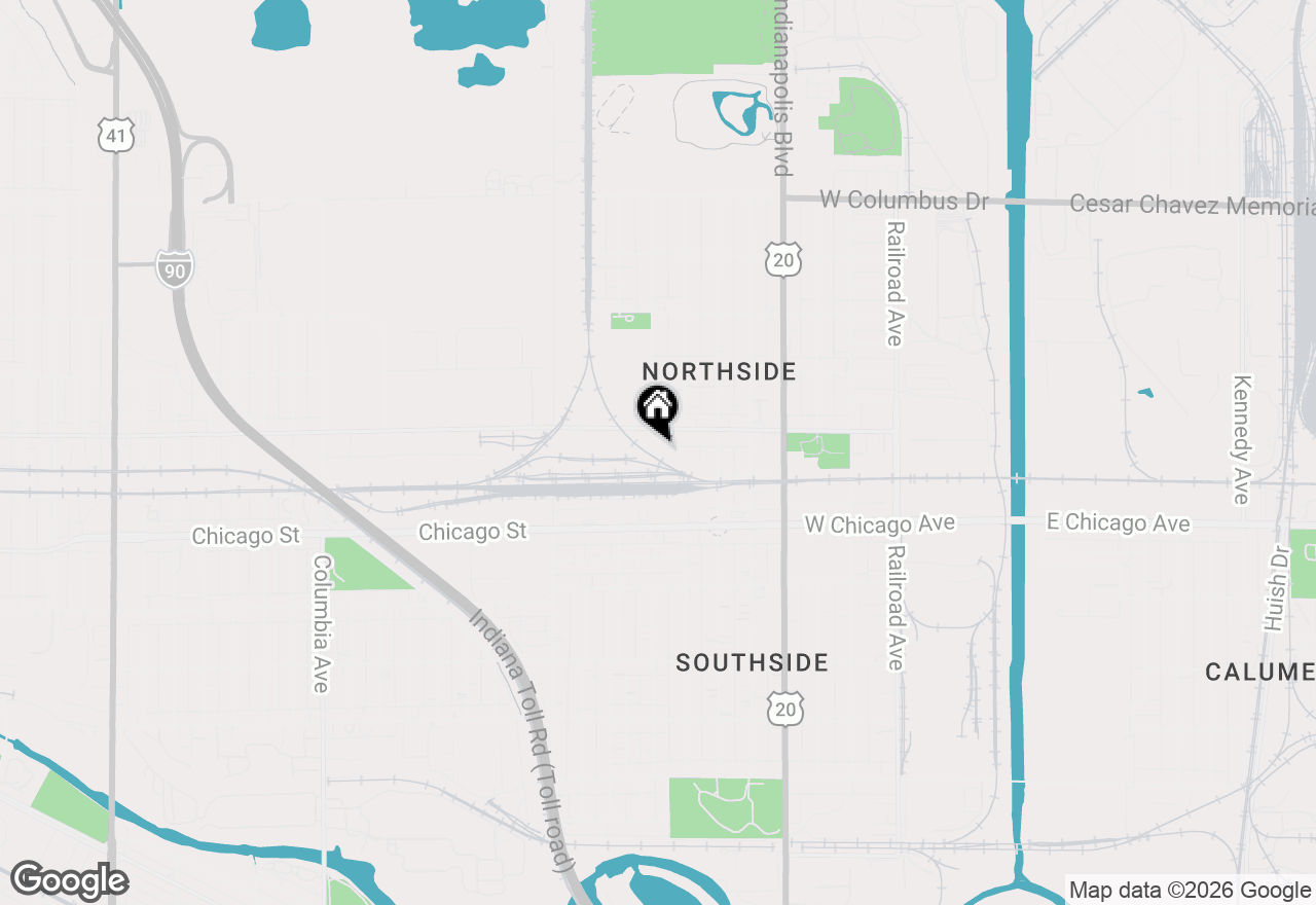 Map of 4514 Geneva Glenn Court, East Chicago, IN 46312