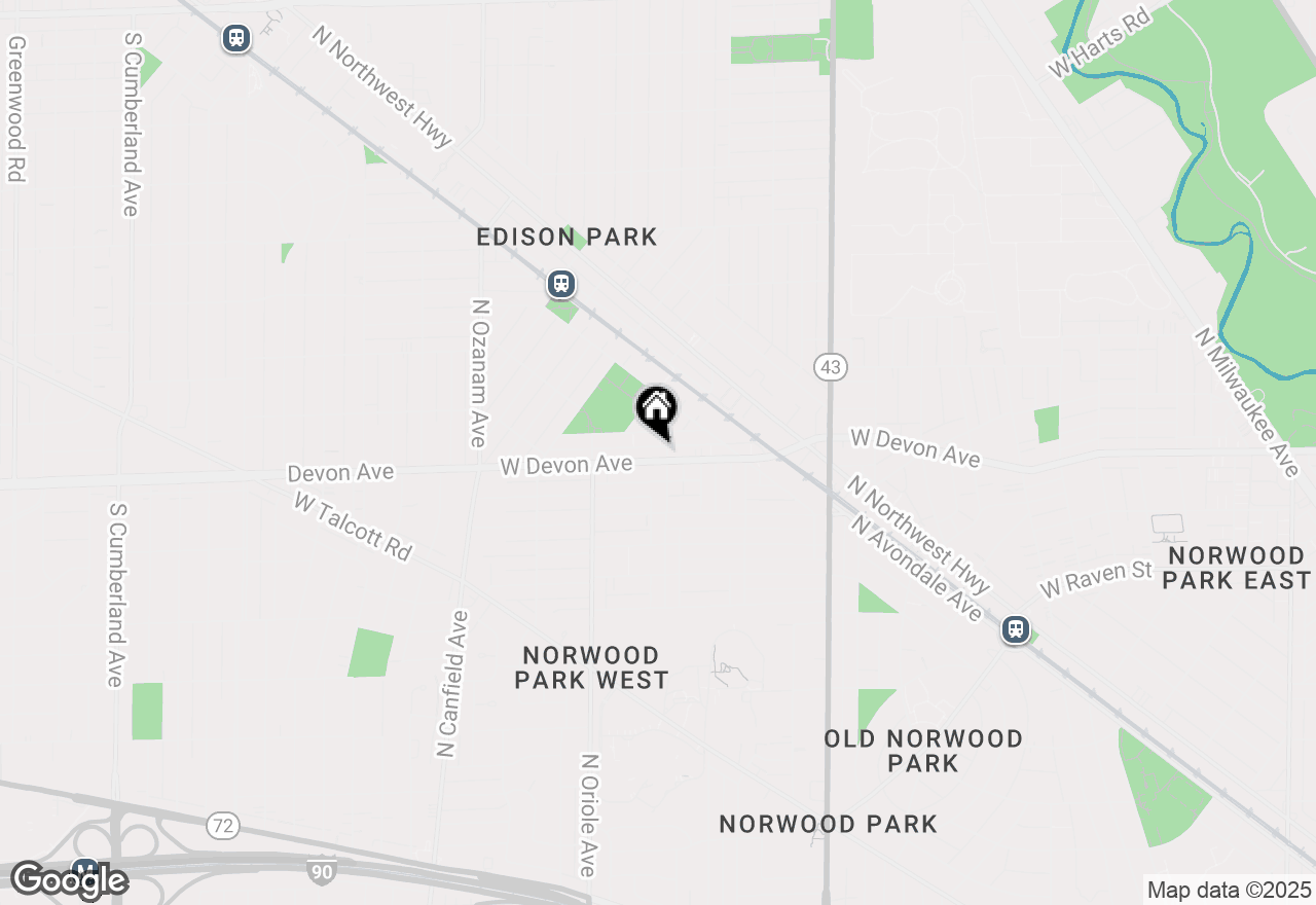 Map of 7508 W Devon Avenue #2, Chicago, IL 60631