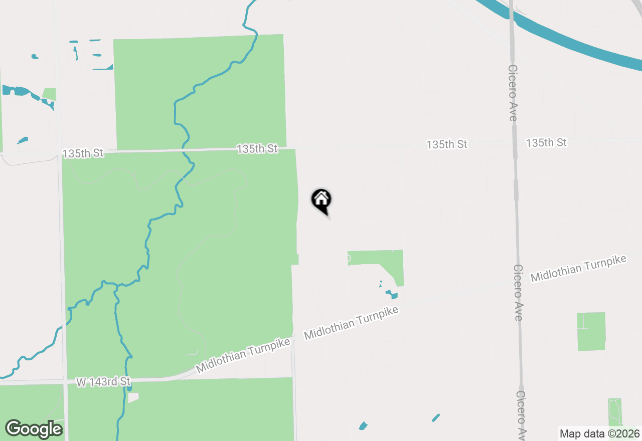 Map of 5440 138th Street, Crestwood, IL 60418