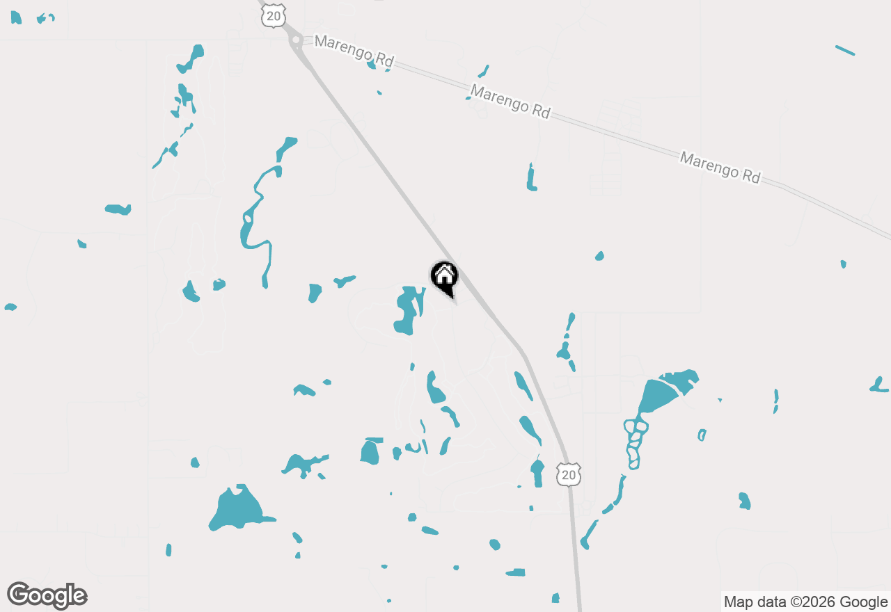 Map of 9417 Saint Andrews Drive, Marengo, IL 60152