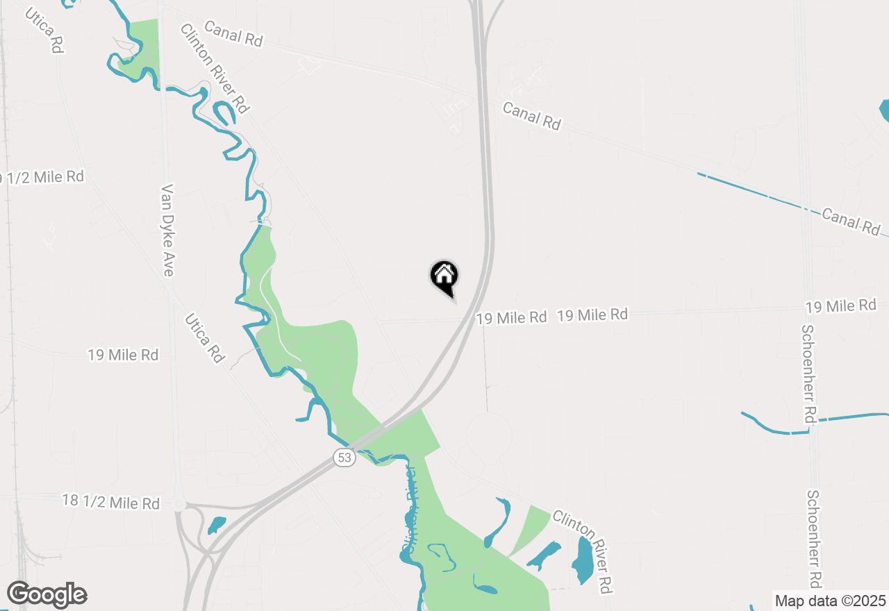 Map of 11512 Crown Drive, Sterling Heights, MI 48314