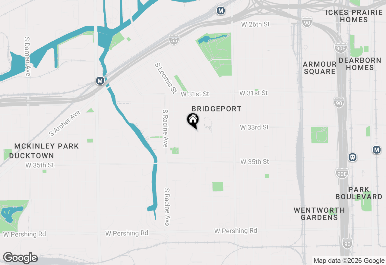 Map of 3313 S Carpenter Street, Chicago, IL 60608