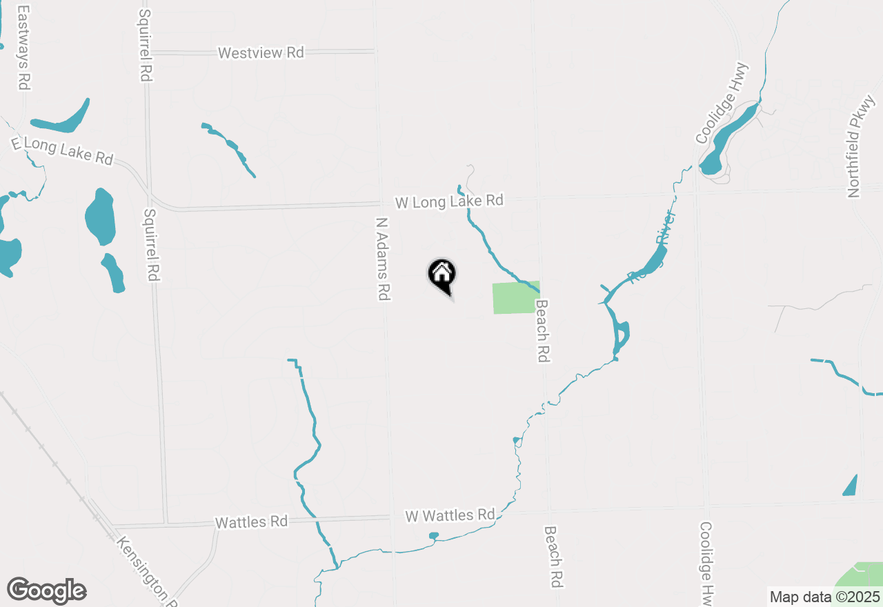 Map of 2877 Shadywood Drive, Troy, MI 48098