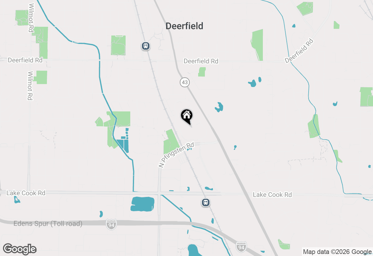 Map of 381 Kelburn Road #214, Deerfield, IL 60015