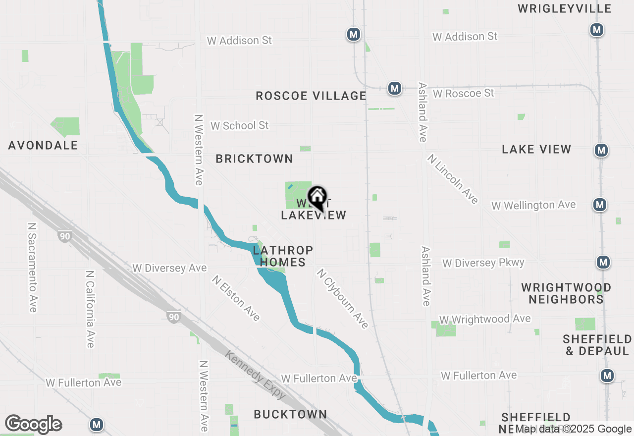 Map of 2941 N Damen Avenue #2, Chicago, IL 60618