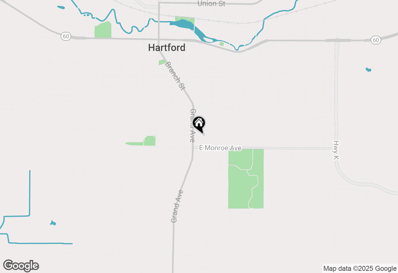 Map of 725 Harker Ave, Hartford, WI 53027