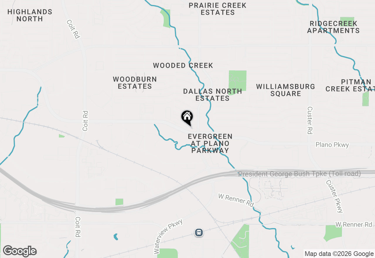 Map of 2948 Galveston Street, Plano, TX 75075