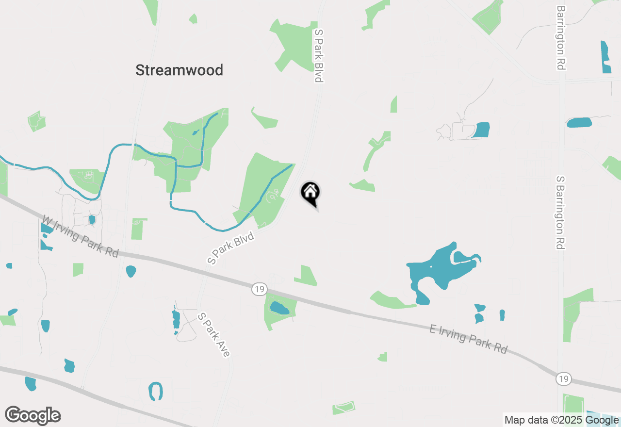 Map of 622 Pleasant Place, Streamwood, IL 60107