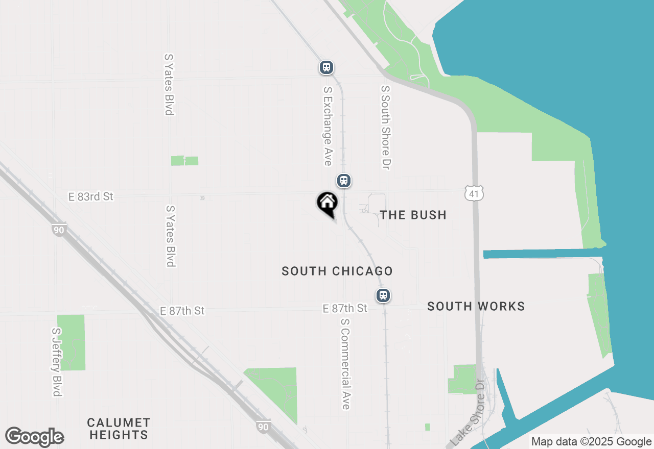 Map of 8404 S Exchange Avenue, Chicago, IL 60617