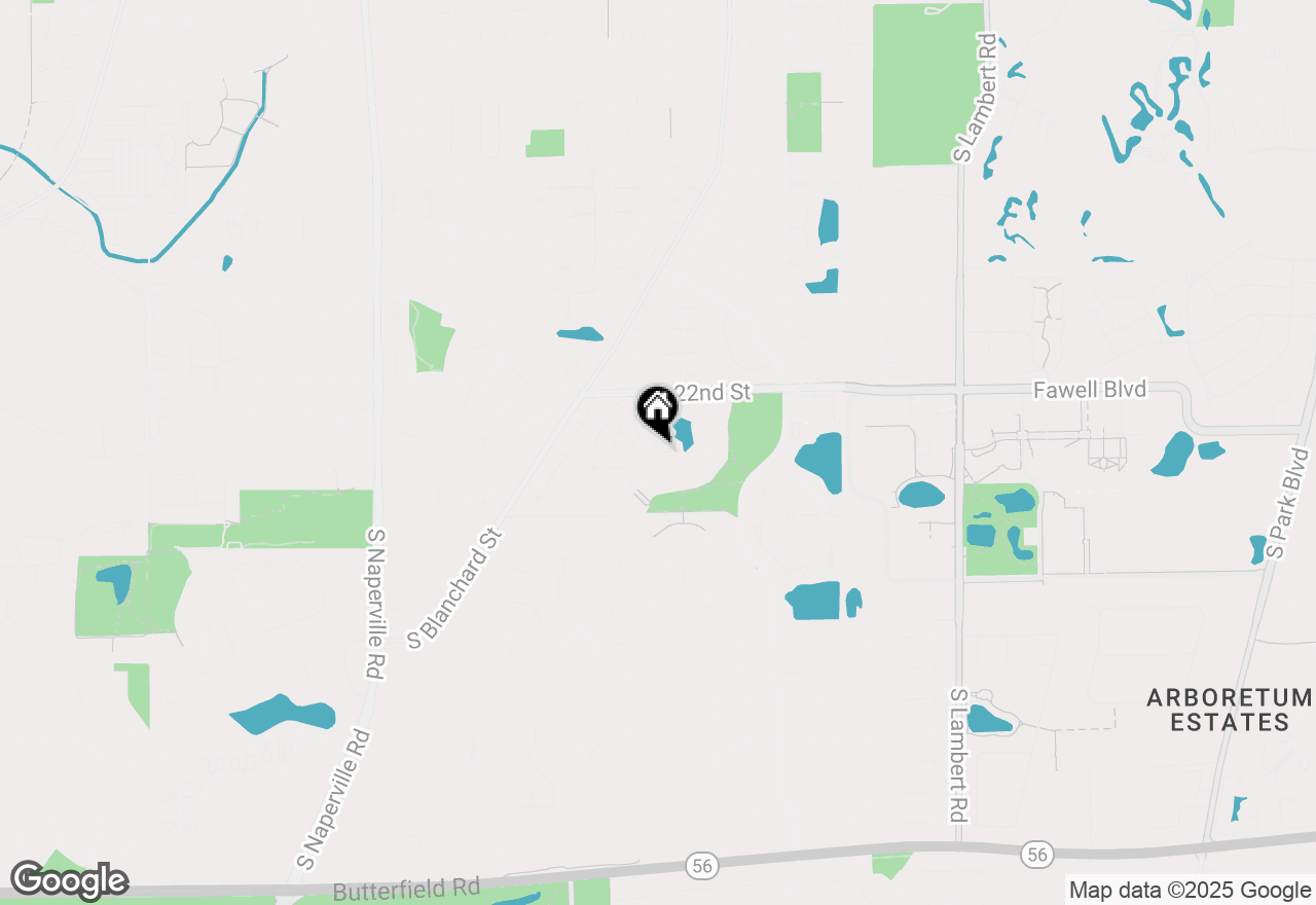 Map of 1150 Mount Vernon Court #C, Wheaton, IL 60189