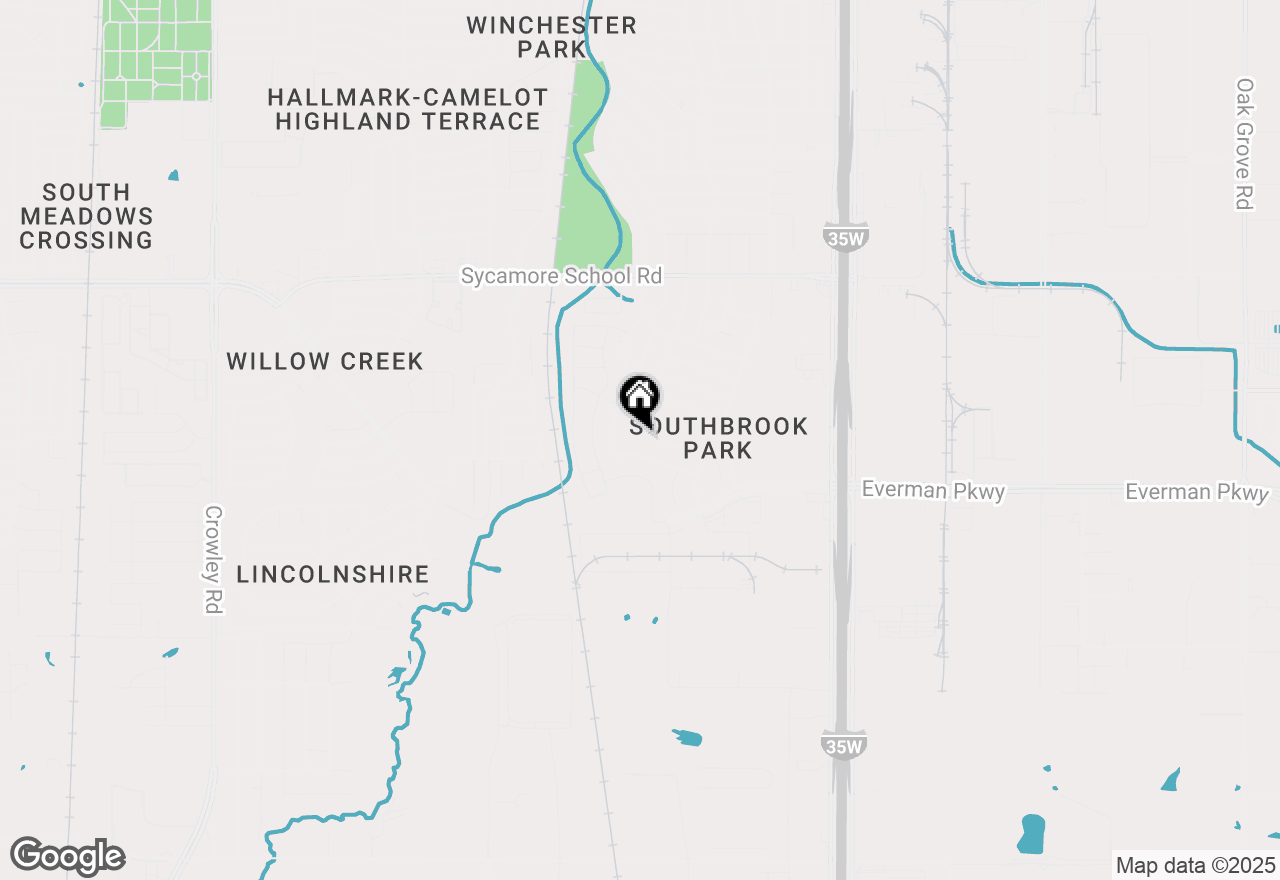 Map of 365 Dakota Ridge Drive, Fort Worth, TX 76134