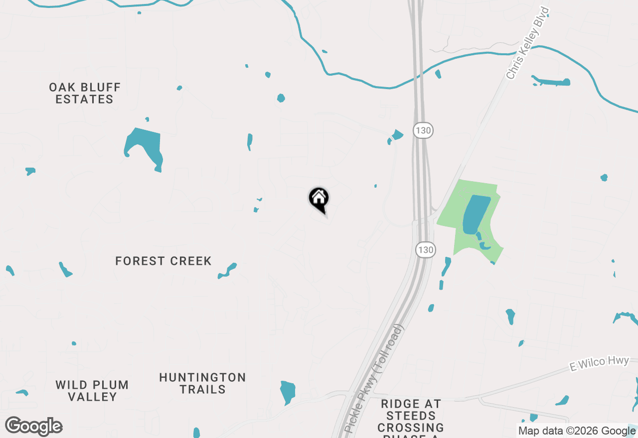 Map of 521 Lady Swiss Ln, Hutto, TX 78634