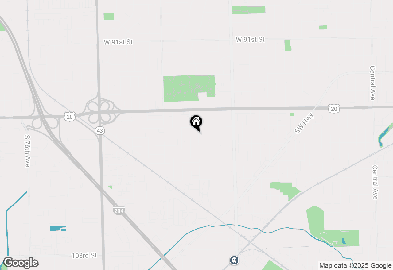 Map of 9620 Nashville Avenue, Oak Lawn, IL 60453