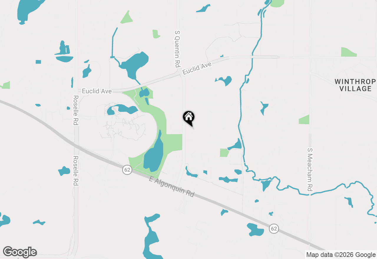 Map of 5722 Windsor Court, Rolling Meadows, IL 60008