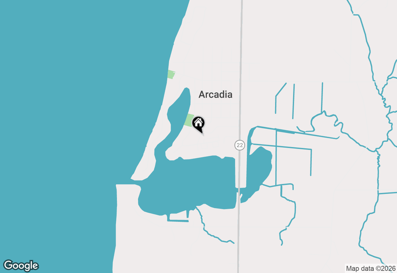 Map of Lot 32 Third Street, Arcadia, MI 49613