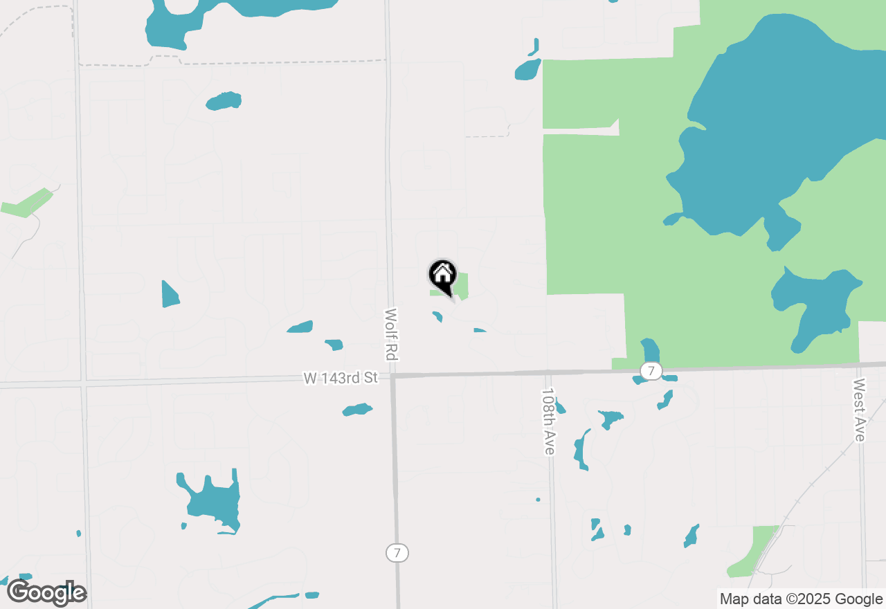 Map of 11028 Arbor Ridge Drive, Orland Park, IL 60467