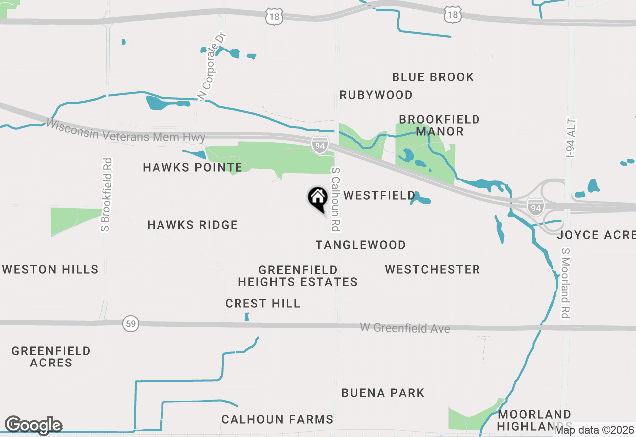 Map of 755 Adelmann Ave, Brookfield, WI 53045