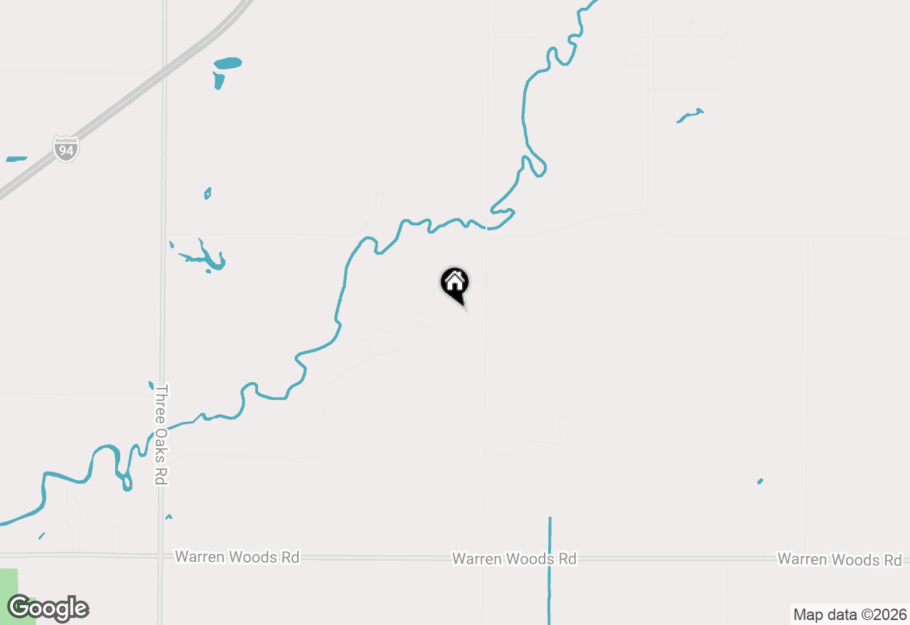 Map of 14736 Flynn Road, Three Oaks, MI 49128