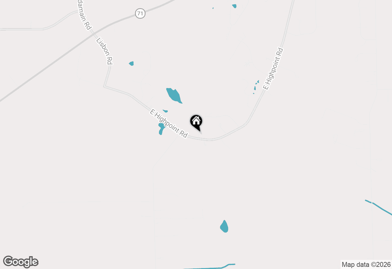 Map of 2005 Bernadette Lane, Yorkville, IL 60560