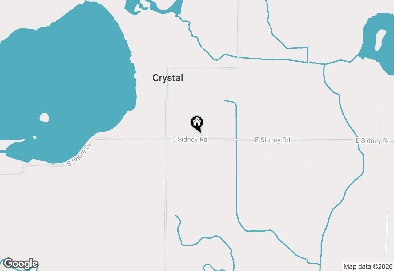 Map of 8235 E Sidney Road, Crystal, MI 48818