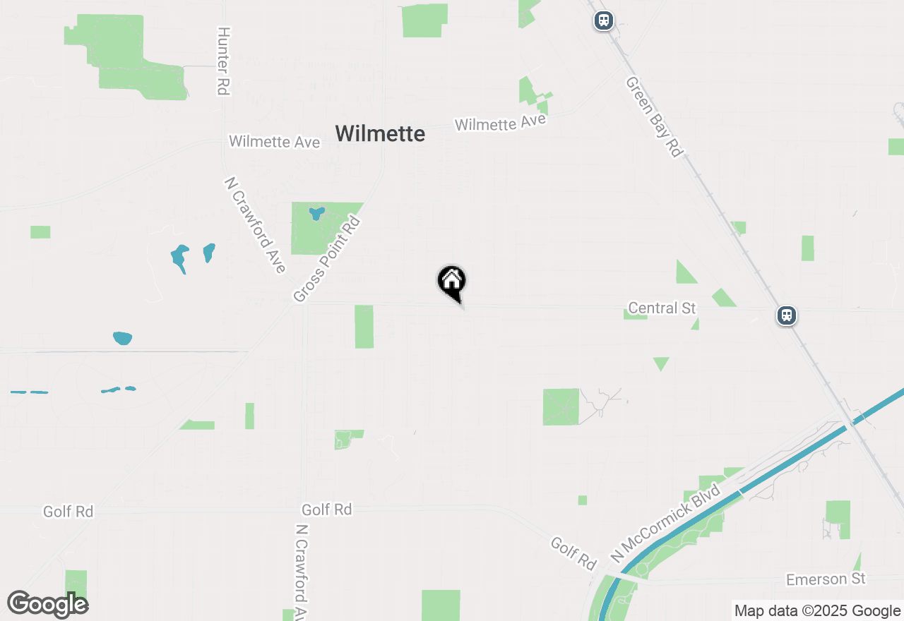 Map of 3012 Central Street, Evanston, IL 60201