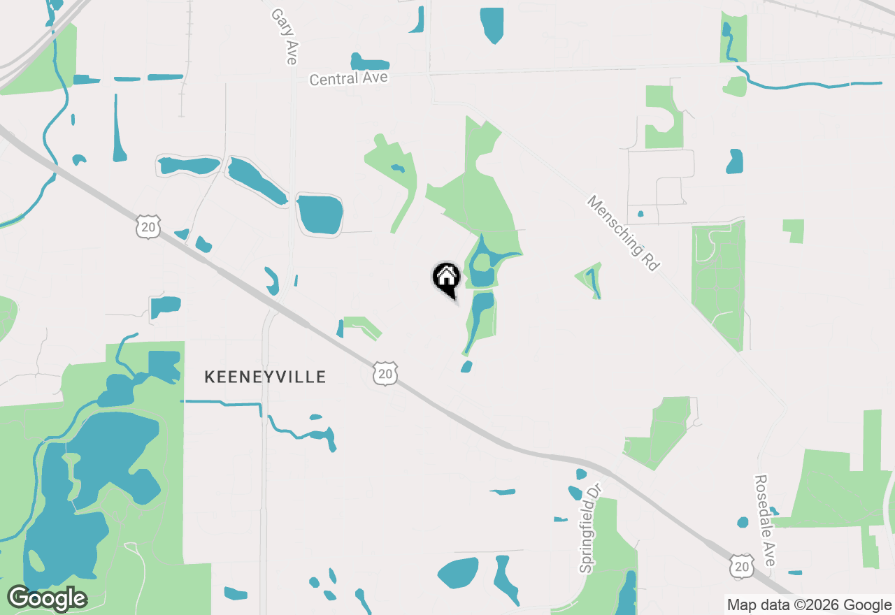 Map of 588 Kingston Court, Roselle, IL 60172