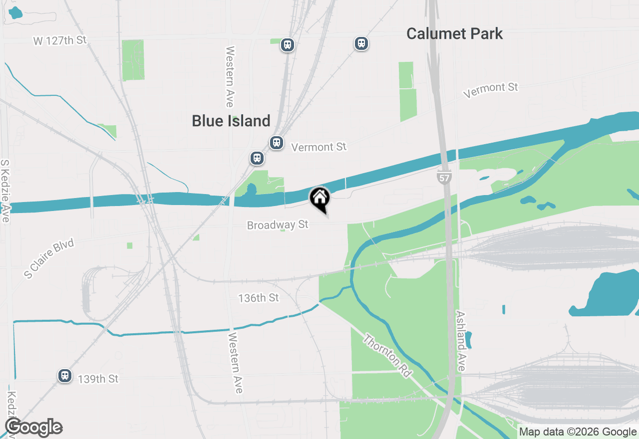 Map of 2060 Broadway Street, Blue Island, IL 60406