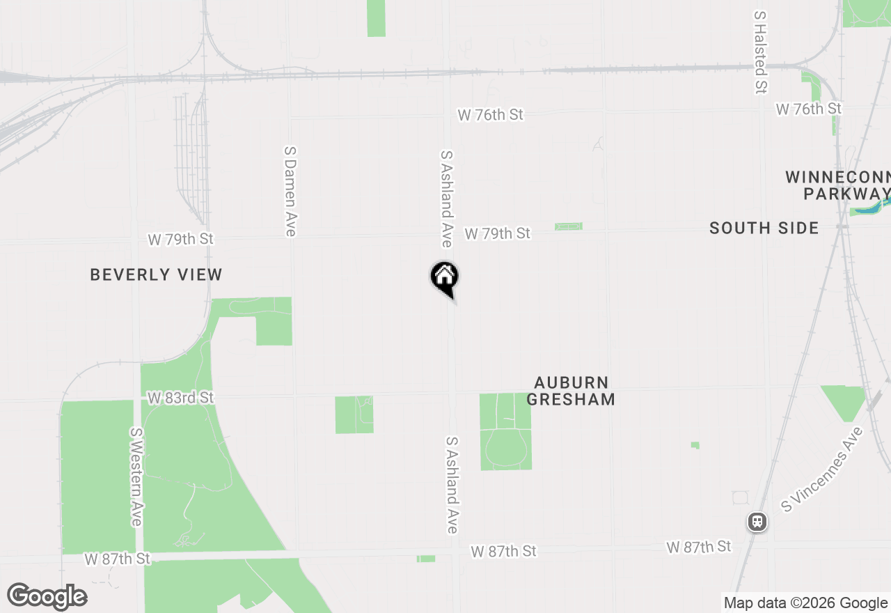 Map of 8050 S Ashland Avenue, Chicago, IL 60620